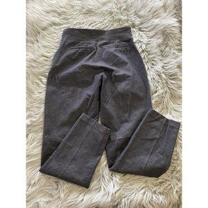KIT & ACE womens size 8 Grey high rise elastic pull on tapered leg cropped pant